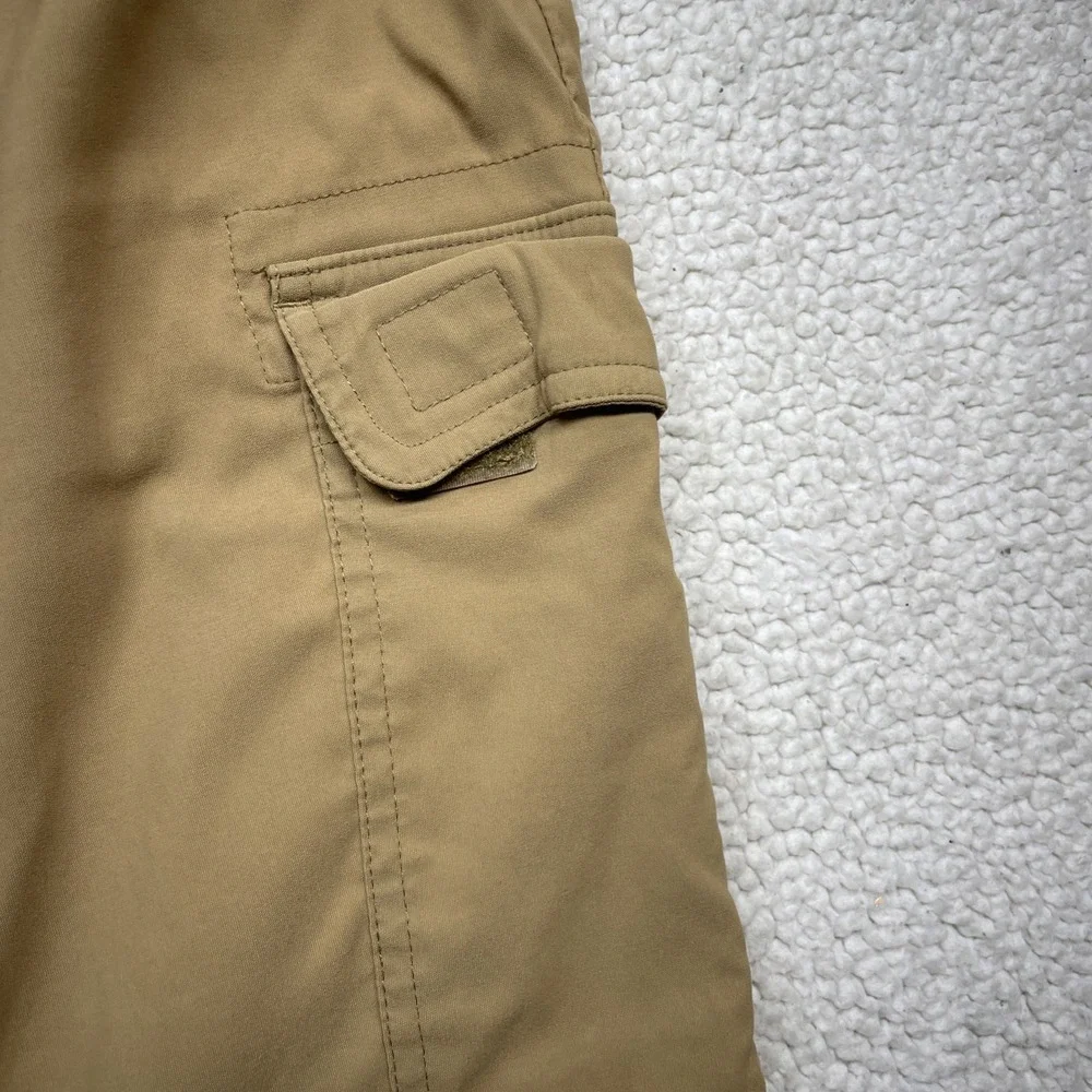 Orvis‎ Cargo Shorts Mens 40 Tan Khaki Performance Hiking Fishing Outdoor Pockets